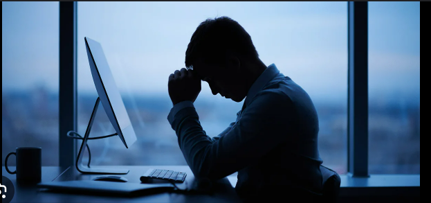 Stressed IT Student